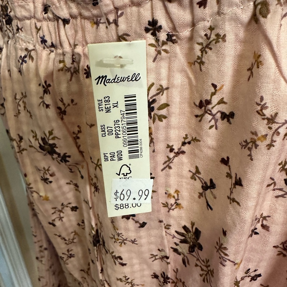 Madewell crop top XL... Eco company. NWT - Picture 4 of 12